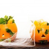 Naranjas diabólicas: primer plato bajo en calorías para la cena de Halloween