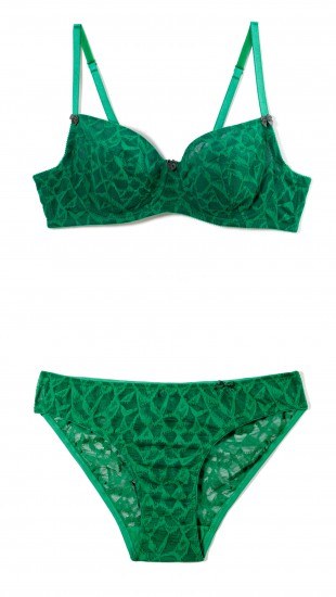 Foto Conjunto de lencería en verde Greenery para deslumbrar en 2017 Foto Conjunto de lencería en verde Greenery para deslumbrar en 2017