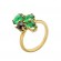 Ver la foto Anillo con piedras en verde Greenery para complementar tus looks en el color del 2017