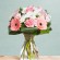 Ir a la foto Los ramos de flores rosas, blancas y malvas, perfectos para bodas