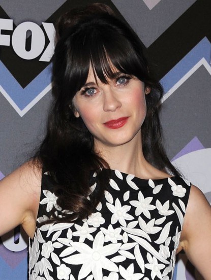 Foto Zooey Deschanel aporta dulzura y destaca sus ojos gracias al flequillo largo gringe