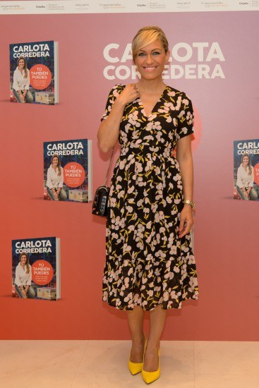 Foto Luján Argüelles en la presentación del primer libro de Carlota Corredera Tú también puedes