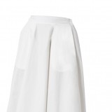 Falda blanca de largo 