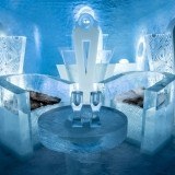 El primer IceHotel del mundo está en el pueblo sueco de Jukkasjärvi
