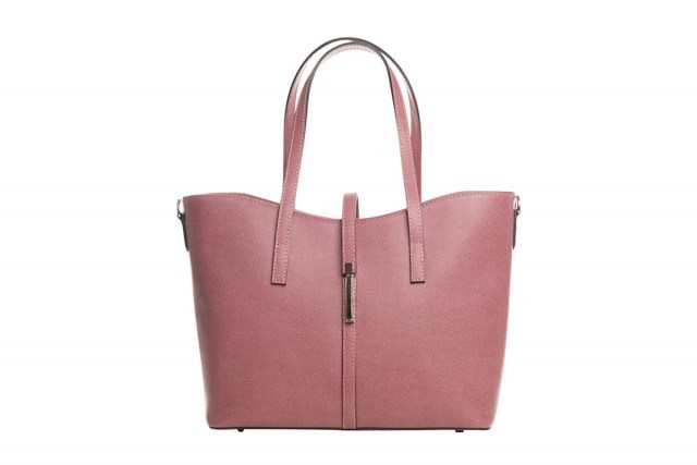 Foto Bolso de piel rosa para tus looks más románticos Foto Bolso de piel rosa para tus looks más románticos