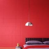 Pintar de rojo la pared del cabecero de la cama en el dormitorio, acierto seguro