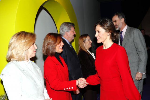 Foto Don Felipe y doña Letizia a su llegada a ARCO 2018