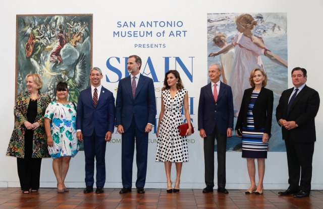 Foto La reina Letizia lleva a Texas la moda de Matilde Cano