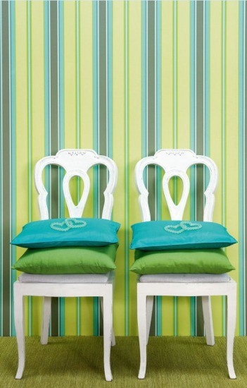 Foto El papel pintado a rayas, una tendencia que puedes llevar al estilo LimaLimón