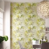 El papel pintado, la solución más fácil, rápida y económica para conseguir el estilo decorativo Lima-Limón