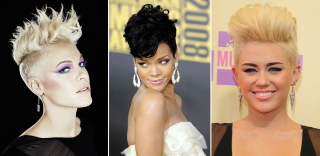 Foto Pink, Rihanna y Miley Cyrus, embajadoras del corte de pelo mohicano o mohawk