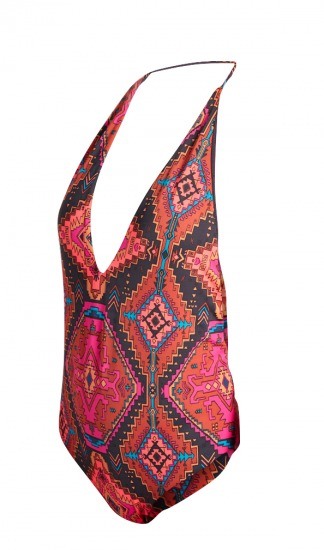 Foto Bañador de estilo retro y estampado étnico de Billabong