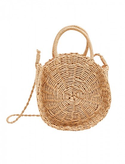 Foto Bolso de paja redondo para tus looks de playa