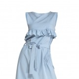 Vestido azul bebé para ocasiones especiales