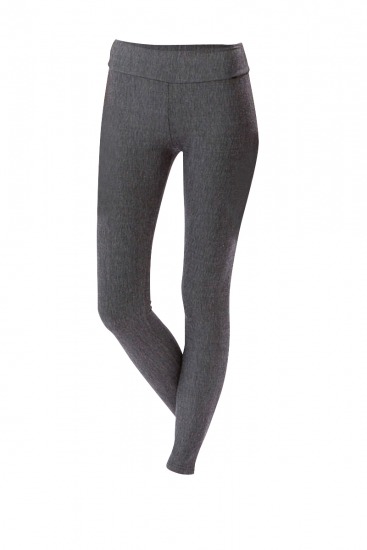 Foto Leggings grises básicos para correr o ir al gimnasio Foto Leggings grises básicos para correr o ir al gimnasio