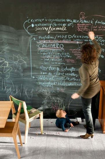 Foto Convierte las paredes de tu casa en pizarras con una mano de pintura