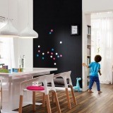Las paredes de pizarra magnéticas, la solución decorativa más práctica