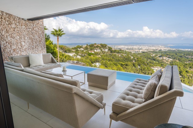 Foto Las espectaculares vistas de Villa Solitaire en Mallorca