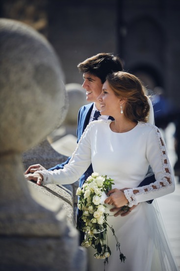 Foto María Toledo y Esaú Fernández, arte y romanticismo el día de su boda