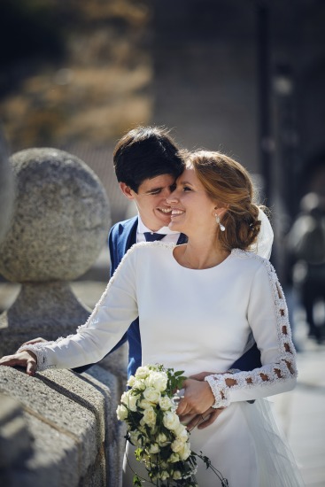 Foto María Toledo y Esaú Fernández, radiantes tras su boda