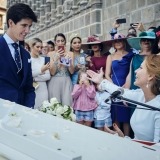 María Toledo sorprende a su marido y a los invitados con una canción el día de su boda