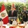 Ir a la foto Los Reyes y el presidente peruano durante el almuerzo oficial
