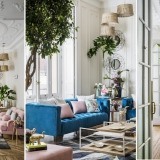 Salones con contrastes de color, tendencia decorativa para el hogar en 2019