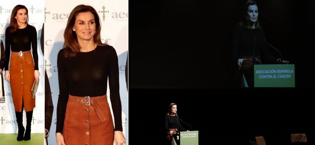 Foto La reina Letizia deja ver su ropa interior en el VIII Foro Contra el Cáncer