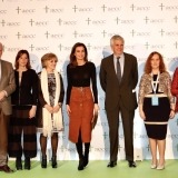 La nueva falda de Uterqüe de la reina Letizia