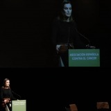 La reina Letizia durante su discurso en el VIII Foro Contra el Cáncer