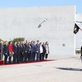 Don Felipe y doña Letizia reciben honores antes de partir a Marruecos