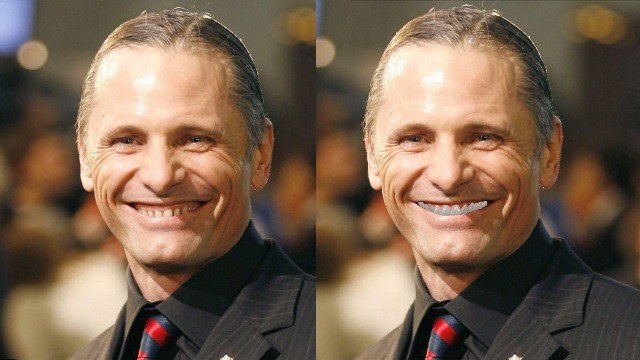 Foto El desgaste dental de Viggo Mortensen