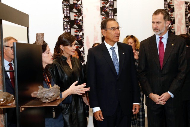 Foto Los Reyes y el Presidente del Perú recorren ARCO 2019