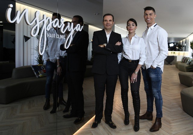 Foto Cristiano Ronaldo y Georgina Rodríguez, mimetizados en su visita relámpago a Madrid