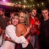 Los invitados durante la fiesta