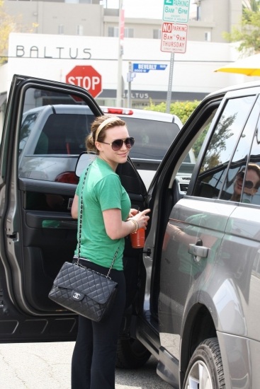 Foto Hilary Duff de Chanel para ir al gimnasio