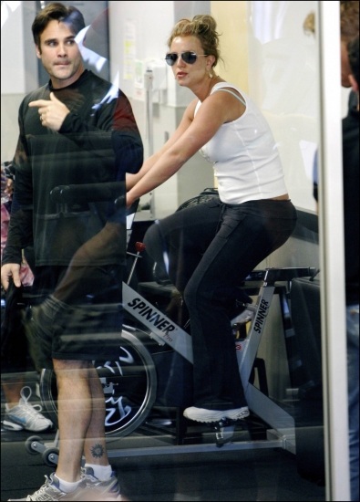 Foto Britney Spears en el gimnasio