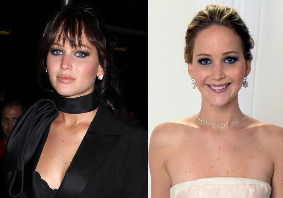 celebridades antes y después de photoshop jennifer lawrence