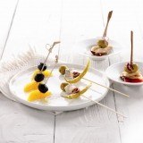 Brochetas de aceitunas, un aperitivo saludable y bajo en calorías