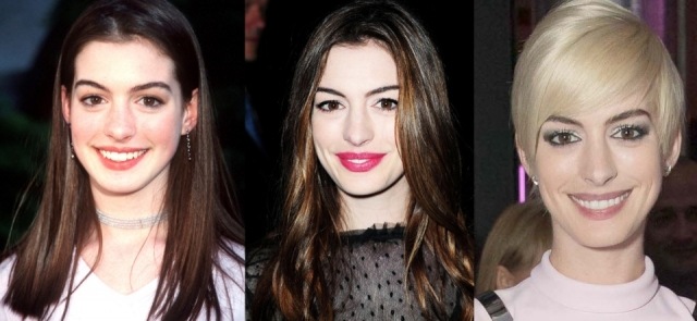 Foto El antes y después de Anne Hathaway