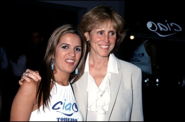 Foto Mercedes Milá con Marta López, de Gran Hermano 2 Foto Mercedes Milá con Marta López, de Gran Hermano 2